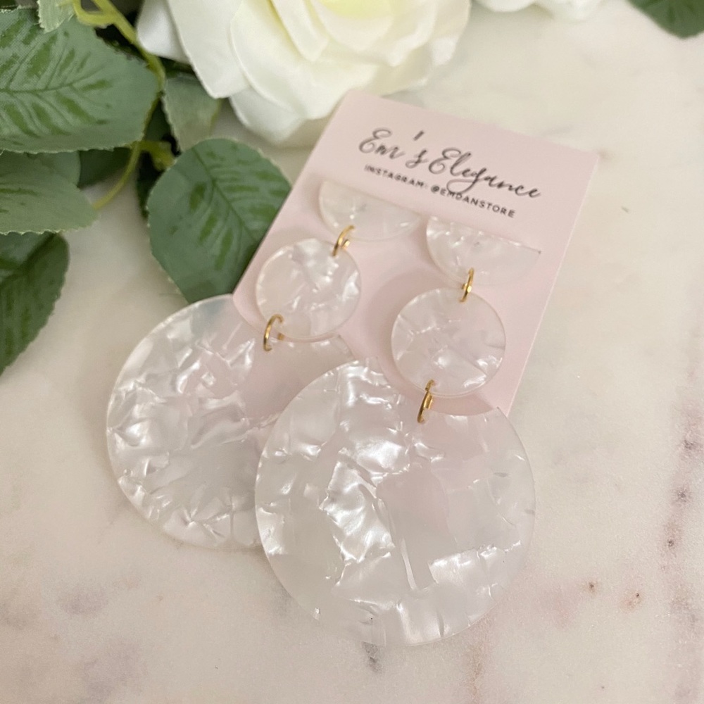 Earrings Geometric drop earrings